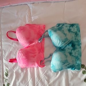 2 PINK Bras
